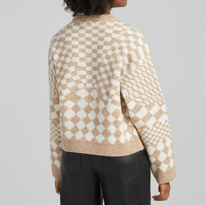 Plaid sweater