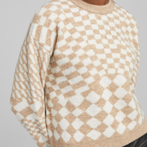 Plaid sweater