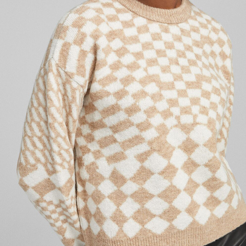 Plaid sweater