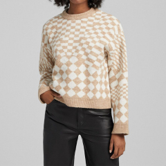 Plaid sweater