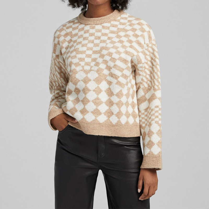 Plaid sweater
