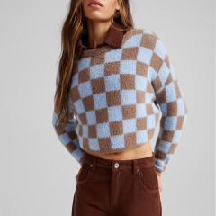 Check sweater