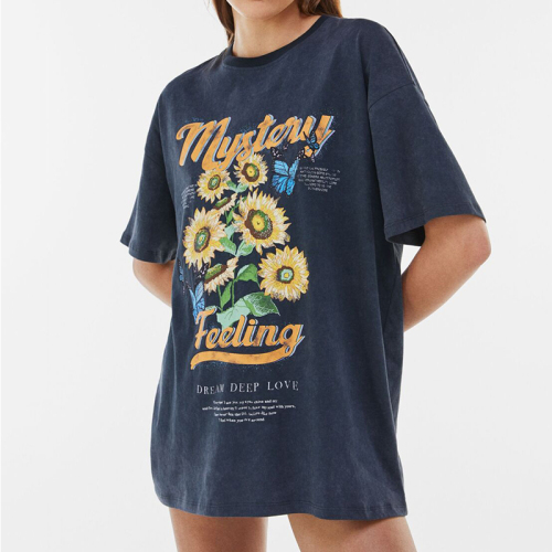 Printed oversized T-shirt