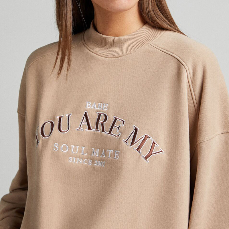 Oversized printed sweatshirt
