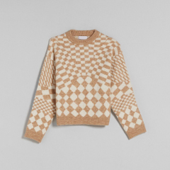Plaid sweater