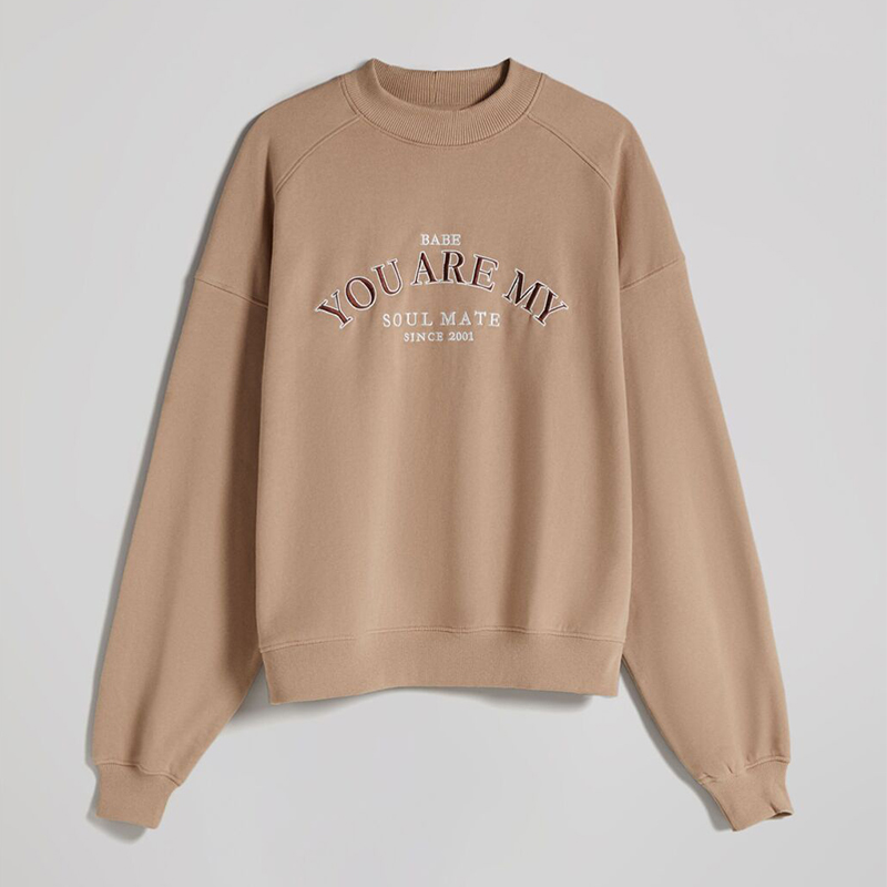 Oversized printed sweatshirt