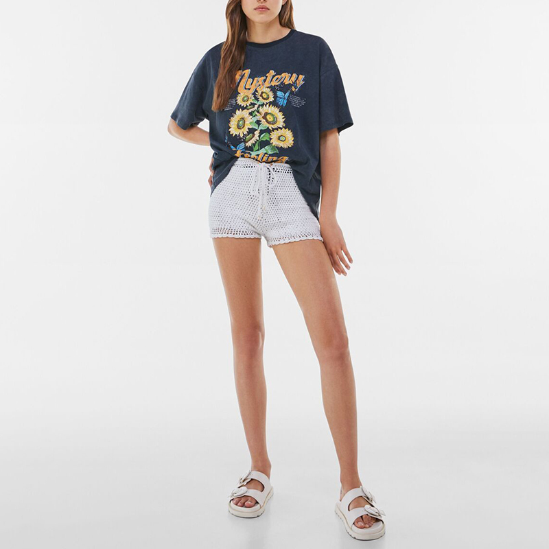 Printed oversized T-shirt