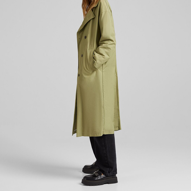 Cotton trench coat