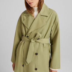 Cotton trench coat
