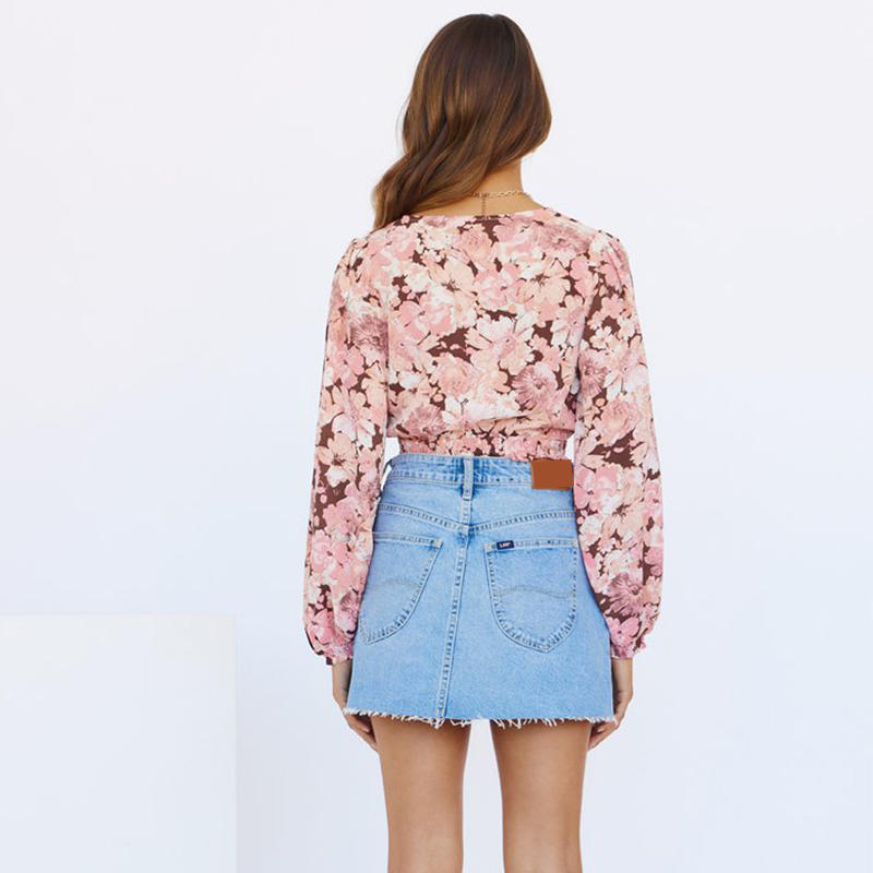 SHEER LOVE CROP PINK