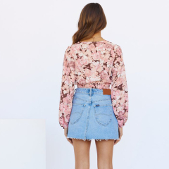 SHEER LOVE CROP PINK
