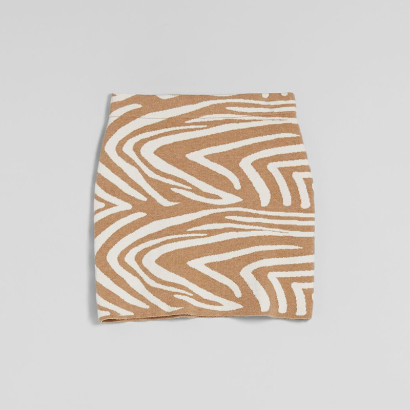 Zebra print skirt