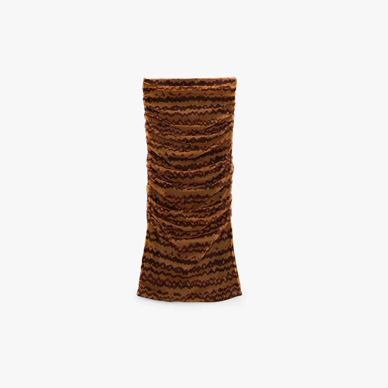 Tulle midi skirt