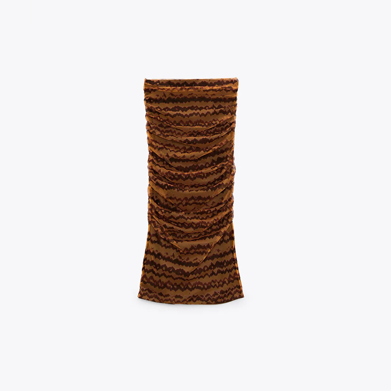 Tulle midi skirt