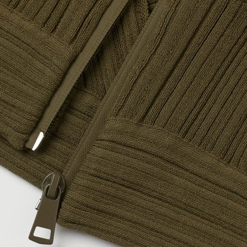 Ribbed crop top trousers