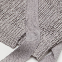 Knitted wrapover cardigan