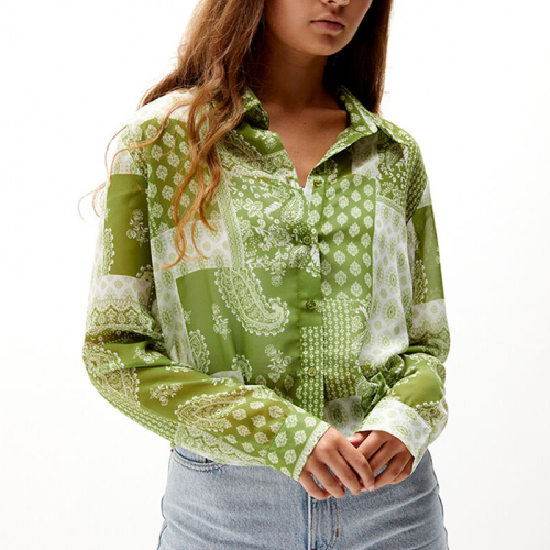 Chiffon Button Down Top