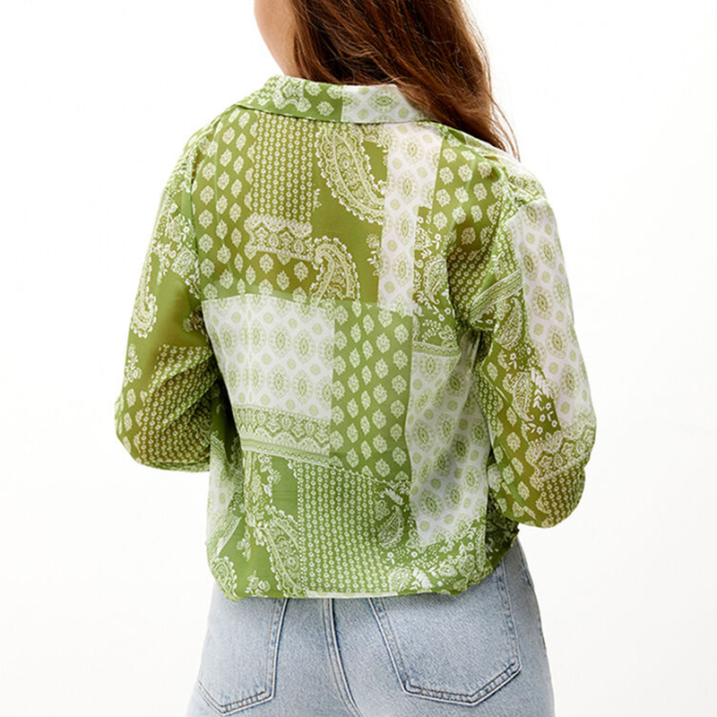 Chiffon Button Down Top
