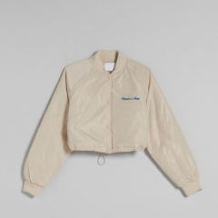 Short bomber jacket