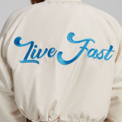Short bomber jacket