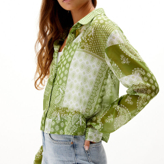 Chiffon Button Down Top