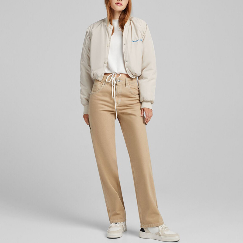 Short bomber jacket