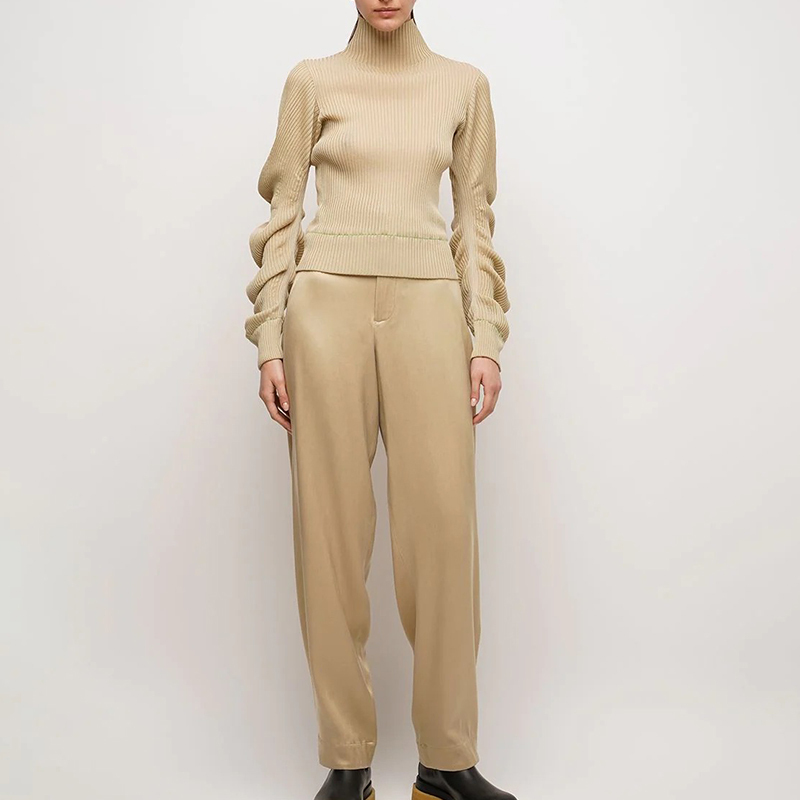 Knitted turtleneck sweater