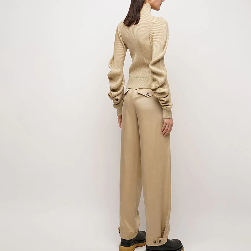 Knitted turtleneck sweater