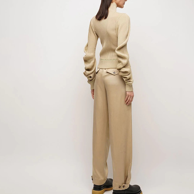 Knitted turtleneck sweater