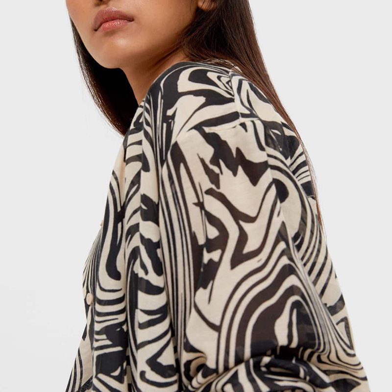 Dark flowy shirt