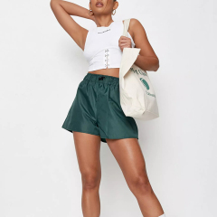 White rib corset top