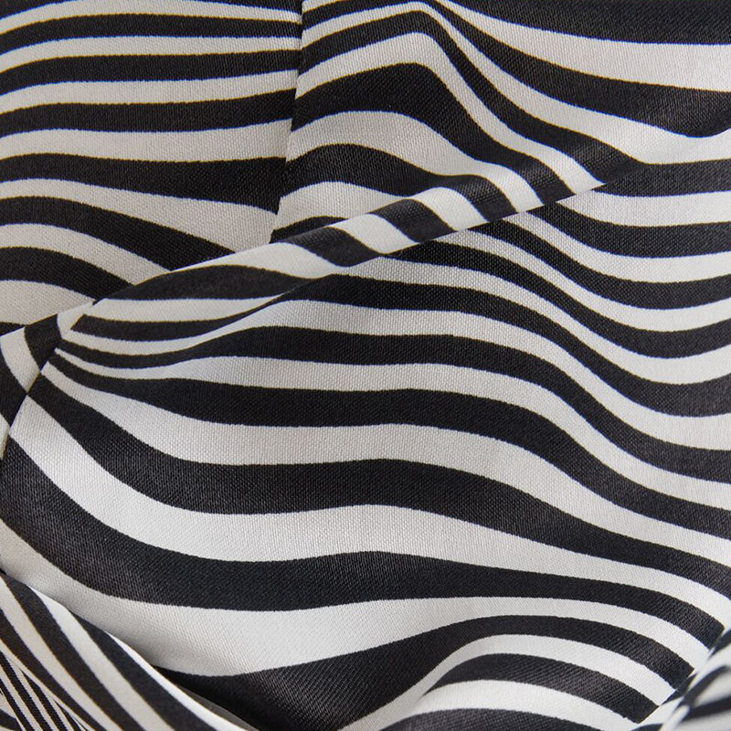 Zebra print wide-leg trousers