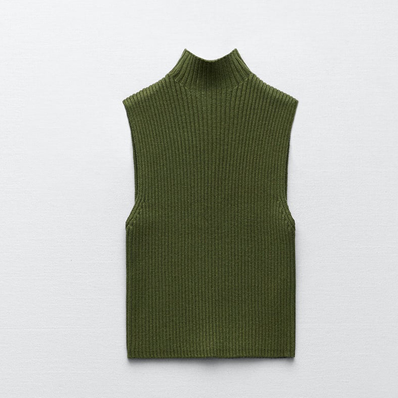 Ribbed knit top