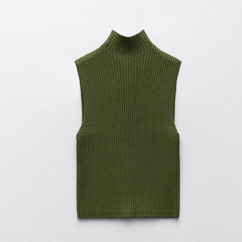 Ribbed knit top