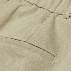 Linen-blend shorts
