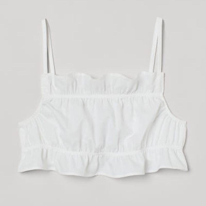 Flounce Tim Crop Top