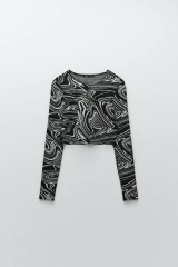 Jacquard top and trousers