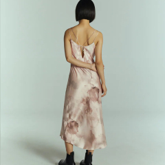 Printed lingerie dress