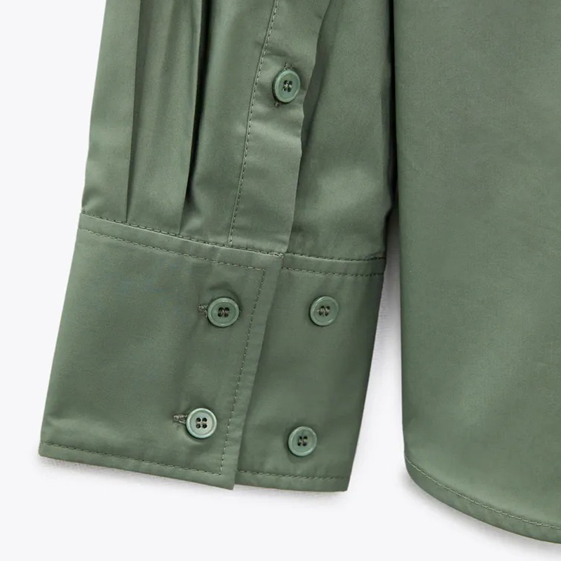Poplin pockets shirt