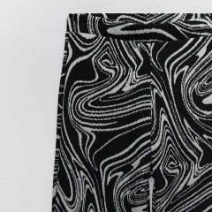 Jacquard top and trousers