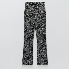 Jacquard top and trousers