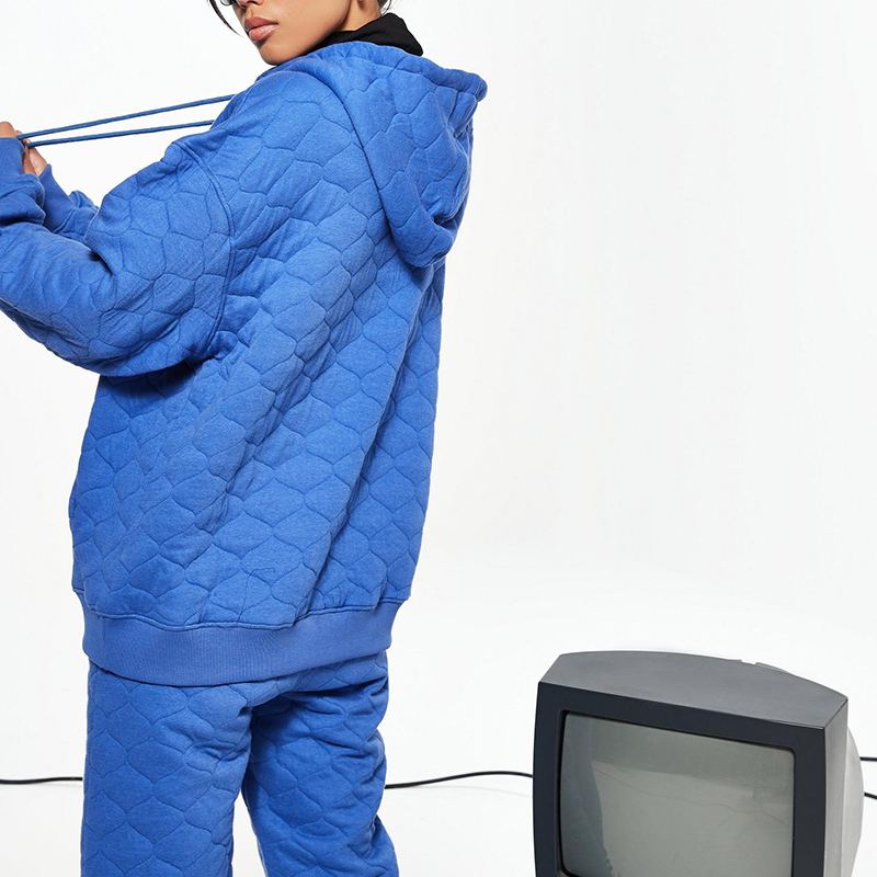 Blue hoodie