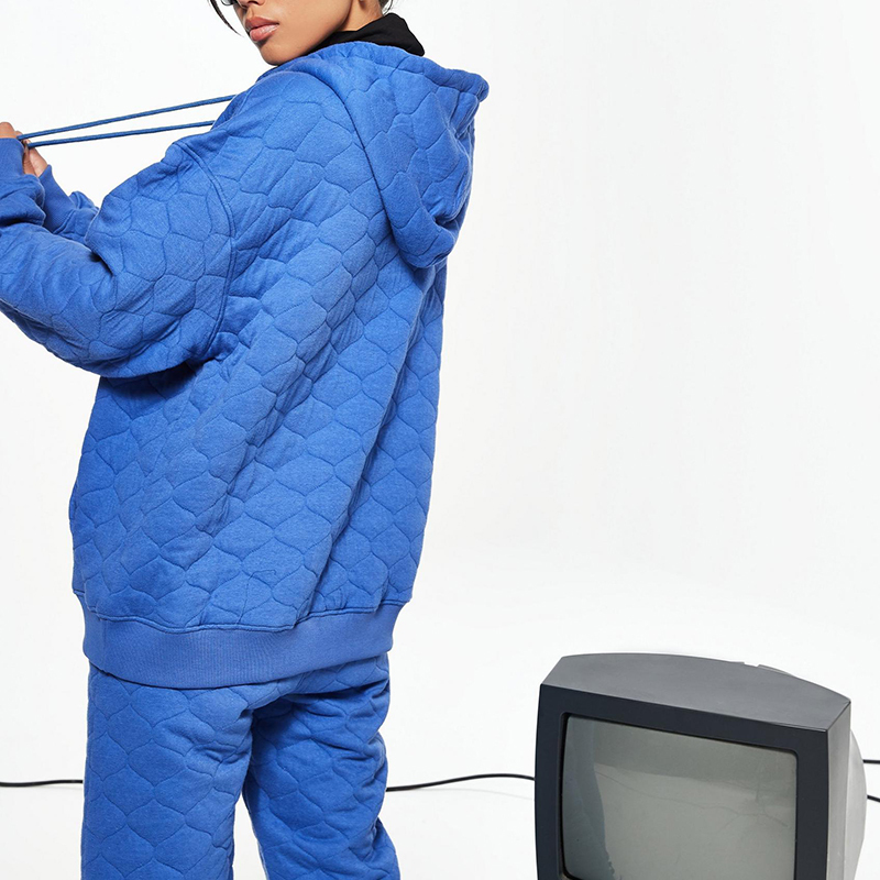 Blue hoodie