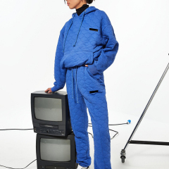 Blue hoodie