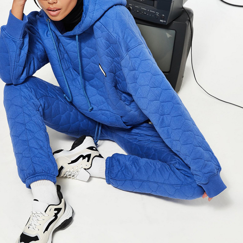 Blue hoodie