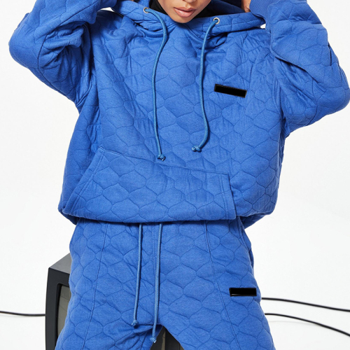 Blue hoodie