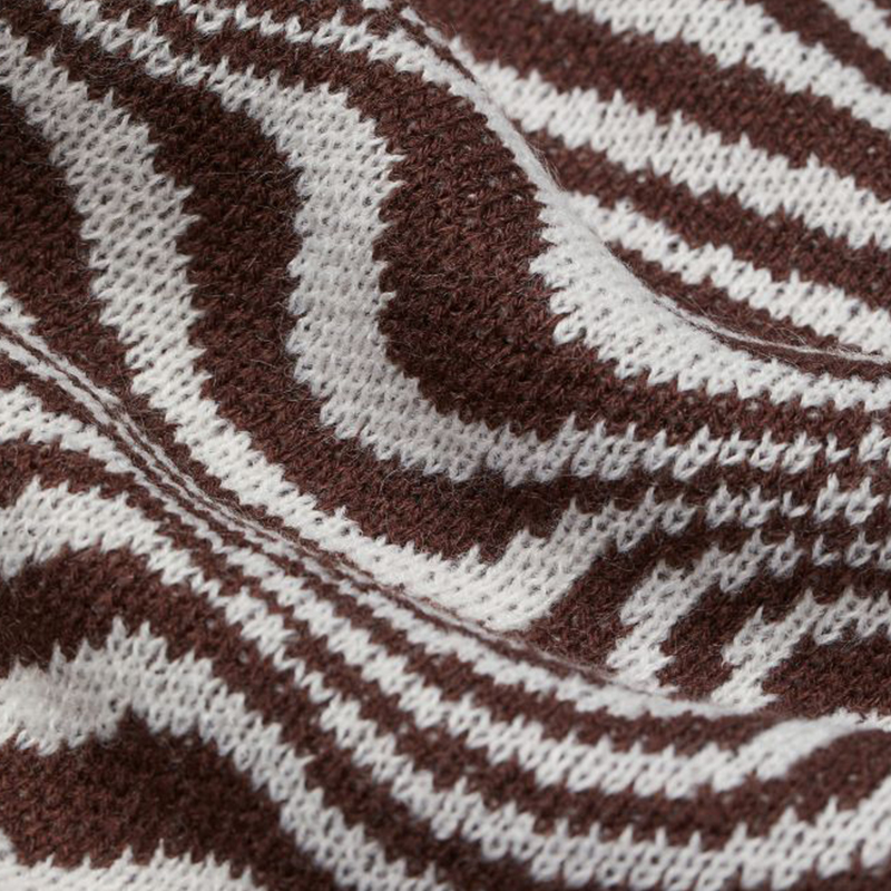 Jacquard knitted pullover