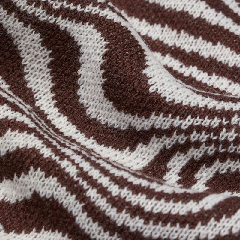 Jacquard knitted pullover