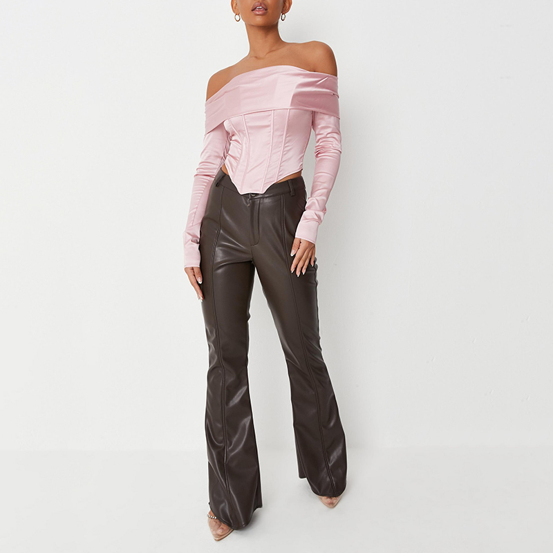 Tall blush corset top