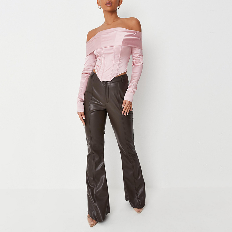 Tall blush corset top